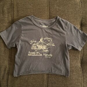 Golden Hour Crop Tee